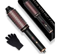 Thermal Brush 38 Mm Brosse Thermique,120-210℃ Température Réglable,Utilisé Comme Peigne,Brosse Chauffante,Fer À Friser,Brosse À Fr