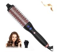 Thermal Brush Brosse Chauffante 3 en 1,Brosses Soufflantes avec Peigne Chauffant, Brosse à Cheveux Lissage, Bross BROSSE SOUFFLANTE