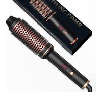 Thermal Brush Kératine Brosse à air chaud Heat Brush 38Mm, Brosse thermique ronde, Hot Brush 120-200¿, Brosse thermique double tension, Ionique Lisse Briller Volume Peigne