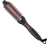 Thermal Brush Kératine Brosse à air chaud Heat Brush 38Mm, Brosse thermique ronde, Hot Brush 120-200¿, Brosse thermique double tension, Ionique Lisse Briller Volume Peigne