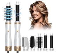 Thermal Brush Kératine Brosse à air chaud Heat Brush 38Mm, Brosse thermique ronde, Hot Brush 120-200¿, Brosse thermique double tension, Ionique Lisse Briller Volume Peigne