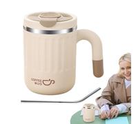 Thermal Cups, Insulated Water Bottle, Hot and Cold Drink Container, Leak Proof 480ml with Handle & Lid, Portable Travel Mug for Hot and Cold Beverages, Tea, Coffee
