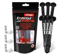 Thermal Grizzly Kryonaut Extreme - Pâte Thermique extrêmement Haute Performance - pour Une conductivité Thermique maximale Lors de l'overclocking CPU/GPU/PS4/PS5/Xbox (3 Paquets de 2 g)