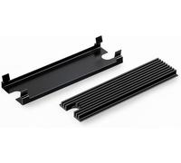 Thermal Grizzly M.2 SSD Thermal Passive Cooler - 2x Thermal Pad, Aesthetic Black Color, SSD Cooler