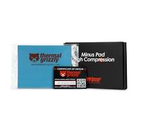 Thermal Grizzly Minus Pad Lot de 2 tampons d'interface thermique à haute compression 120 x 100 x 2 mm Électriquement non conducteur, haute conductivité thermique et haute compressibilité pour SSD, GPU