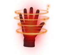 Thermal Heated Gloves - Touchscreen Mittens for Winter Sports | Polyester Fabric with Waterproof Design, Electric Warming Accessory, Adjustable 3-Level Heat, Outdoor, Motorcycling and Fishing