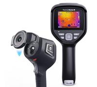 Thermal Master Thor001 Caméra thermique avec macrolens Super résolution 512 x 384 Caméra infrarouge portative ± 1,5 °C Précision 2M Pixel Caméra visuelle PC/Wifi APP Analyse d'image (Thor 001 Noir)