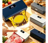 Thermal Mini Bag Sealer Preservation,2 & 1 Mini Bag Sealer Cutter Magnet | 6 Speed Temperature Hub & Magnetic Mount Nodes for Kitchen, Travel and Fridge Food Storage
