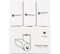 Thermal Paper For Mini Printer, Bluetooth Photo Printer Paper 57 X 30 Cm Wireless Portable In White (3 Rolls)