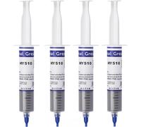 Thermal Paste HY510-100g (4*25g) Grey > 1.93W/m-K Carbon Based Thermal Paste High Thermal Conductivity,for PC/Tablet/Notework/Small Appliances/LED Lights/Solar Water Heaters etc..[E1050]