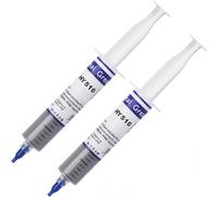 Thermal Paste HY510-50g (2*25g) Grey > 1.93W/m-K Carbon Based Thermal Paste High Thermal Conductivity for PC/Tablet/Notework/Small Appliances/LED Lights/Solar Water Heaters etc..[E391]
