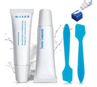 Thermal Paste, Pâte thermique processeur, Pasta Termica Para Impresora 3d, Alta Conductividad Térmica, Adecuado para Impresoras 3D, CPU, Componentes Electrónicos, etc, 25 G*2 pieza