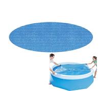 Thermal Pool Cover Equipment - Solar Pool Cover | PE Pool Solar Blanket Rectangular Protector | Solar Film Circular Thickness Cut Pool Heating | Round Solar for Ground