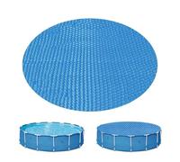 Thermal Pool Cover - Round Tub Bubble Protector, 177.17x177.17 inch Dustproof Spa Shield with Heat Retention, Outdoor Weatherproof Blanket, Garden Hot Tub Accessory for Backyard Patio and Camping