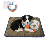 Thermal Reflection Pad for Dog&Cat,5-Layer Self Warming Dog Mat、Heat Reflecting Pet Bed、Washable、Non-Slip Cozy Crate Pad for mall Medium Large pet Indoor/Outdoor Use Crate&Sofa (Brown,X-Large)