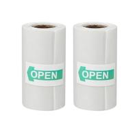 Thermal Sticker Paper Roll 5.7 x 2. cm Pack of or 10 PCS(2PCS Transparent)