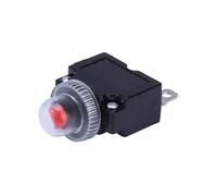 Thermal switch overload protector push button 3A,4A,5A,6A,7A,7.5A,8A,10A,15A,18A,20A,25A,30A circuit breaker+cover NWPNLXEA(Nero,2A)