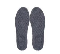 Thermal Thicken Plush Insole Wool Warm Memory Foam for Unisex Sports Shoes Pad Soft Chill-Proof Self-Heating Absorbent Shoe Pads(Grey(2pcs),39-40)