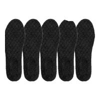 Thermal Thicken Plush Insole Wool Warm Memory Foam for Unisex Sports Shoes Pad Soft Chill-Proof Self-Heating Absorbent Shoe Pads(Black(10pcs),39-40)