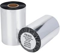 Thermal Transfer Tape 110mm x 450m-1 Roll Enhanced Resin Barcode Tape 1/2"" Label Printing,Barcode Printing for Zebra GC420t GK420t GX420t TLP2442 TLP2844