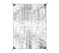 ThermalCamping Matelas de Couchage Double Face en Mousse d'Aluminium Imperméable Tapis pour Tente, Randonnée, Pique-nique, Isolation Extérieure | Film en Mousse de Tapis de Camping 180 x 180 cm