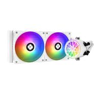 Thermalright AQUA ELITE 240 V6 ARGB White Refroidisseur de liquide pour processeur, 240 rangées de refroidissement, 2 radiateurs à eau de 120 mm, AMD : AM4/AM5, Intel LGA115X/1200/2011/1700/1851