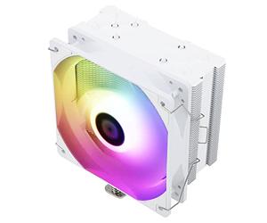 Thermalright Assassin King 120 SE BLANC ARGB Refroidisseur d'air pour processeur, 5 caloducs, TL-C12CW-S PWM Refroidisseur de processeur silencieux pour AMD AM4 AM5/Intel LGA115X/1200/1700/1851