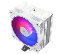 Thermalright Assassin Spirit 120 EVO WHITE ARGB Refroidisseur d'air pour processeur avec caloducs 4 × 6 mm, ventilateur PWM TL-S12W-S PWM, hauteur 156 mm, pour AMD : AM4 AM5/Intel 1700/1150/1151/1200
