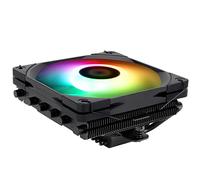 Thermalright AXP120-X67 Black ARGB Refroidisseur d’air CPU à profil bas avec ventilateur PWM TL-C12015B-S de 120 mm,6 caloducs, hauteur de 67 mm,pour AMD AM4 AM5/Intel 1700/1851/1150/1151/1200/2011