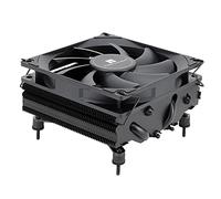 Thermalright AXP90-X47 Refroidisseur d'air CPU à profil bas noir avec ventilateur PWM TL-9015B de 90 mm, 4 caloducs, hauteur 47 mm, pour AMD AM4/Intel LGA 1700/1150/1151/1200, à revêtement noir
