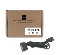 Thermalright Contrôle du ventilateur pour ordinateur A-RGB 5V, éclairage 3 broches, interface PC, alimentation SATA