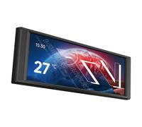 Thermalright Écran LCD noir pour TV - Ventouse magnétique, panneau IPS de 6,86", résolution 1280 x 480 pour commutation d'image statique/dynamique, peut être couplé avec un refroidisseur liquide de