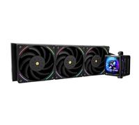 Thermalright Elite Vision 360 ARGB Black AIO Refroidisseur liquide pour processeur, écran LCD IPS avec résolution 320 x 320, pour AM4/AM5/Intel LGA1700/1851, écran LCD 2,73" absorbant magnétique pour