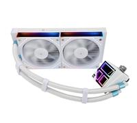 Thermalright Frozen Infinity 240 WHITE Refroidisseur liquide pour processeur, double ventilateur PWM, 2000 tr/min, refroidisseur d'air de bureau, pour AM4/AM5 et Intel LGA115X/2011/1700/1851, Infinity