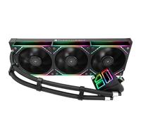 Thermalright Frozen Infinity 360 Black,Refroidisseur de processeur 360 Aio, Ventilateurs triples TL-M12 PWM,Refroidisseur de processeur miroir Infinity, pour AM4/AM5, Intel LGA1851/1700/1150/1151