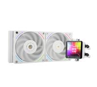 Thermalright Frozen Vision 240 Refroidisseur d'eau liquide pour processeur avec ventilateur PWM de 120 mm, écran LCD IPS d'image carrée de 2,8", refroidissement à eau pour AMD : AM4/AM5, Intel