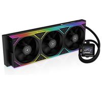 THERMALRIGHT Frozen Warframe SE 360 ARGB V2 Noir AIO Refroidisseur pour | Pompe 3000RPM, 3×TL-M12Q 120mm PWM Daisy-Chain Ventilateurs, pour AMD AM5/AM4 et Intel LGA1851/1700, Noir