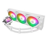 Thermalright FW 360 Blanc ARGB Refroidisseur à Eau pour Processeur Liquide AMD/Intel LGA1700/1851/AM4/AM5 Écran IPS 2,4" Radiateur 360mm Compatible AMD et Intel