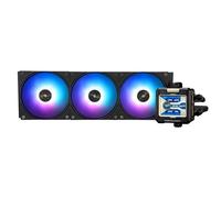 Thermalright FW 360 Noir ARGB Refroidisseur à eau pour processeur avec 3 ventilateurs PWM, IPS 320 x 240 résolution écran LCD, refroidisseur de processeur liquide pour AMD/Intel PC Aio Refroidisseur