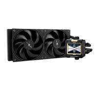 Thermalright FW240 Refroidisseur d'eau pour processeur AIO noir, spécification PC 360°, écran LCD IPS avec résolution 320 x 240, pour AM5 et Intel LGA1700/1851, pompe haute performance, livré avec