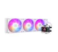 Thermalright FW360 Blanc ARGB Watercooling AIO CPU 360mm Écran LCD IPS 2.4"" 320x240 Magnétique DIY Ventilateurs PWM AM4/AM5 Intel