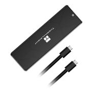 THERMALRIGHT HR-EB110 C Boîtier externe M.2 noir, protocole NVMe, boîtier en alliage d'aluminium, câble C vers C 10 Gbit/s, stockage SSD portable de 8 To, compatible avec les systèmes Android, Windows