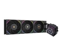 Thermalright Hyper Vision 360 ARGB Noir AIO CPU Refroidisseur liquide, écran LCD IPS avec résolution 480x480, pour AM5 / Intel LGA1851 / 1700, écran LCD absorbant un aimant de 3,95 pouces