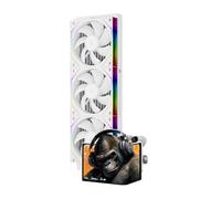 Thermalright Levita Vision 360 ARGB blanc Aio CPU refroidisseur liquide,pour AM5/Intel LGA1851/1700, écran courbé 3D de 6,67 pouces avec des résolutions 2400x1080,écran magnétique,support vidéo 3D/2D