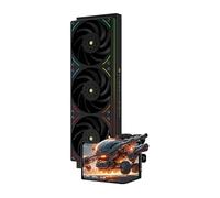 Thermalright Levita Vision 360 UB ARGB Noir CPU refroidisseur liquide,360mm Aio,2K 60HZ écran courbé avec résolution 2400x1080,pour AM4/AM5,Intel LGA1851/1700, 6.67in 3D écran pompe haute performance