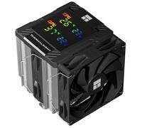 Thermalright Peerless Assassin 120 Digital Black Refroidisseur de processeur double tour double ventilateur cache d’écran numérique AM4/AM5, Intel LGA1851/1700/115X/1200