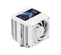 Thermalright Peerless Assassin 120 Vision MAX ARGB Refroidisseur de processeur 6 caloducs Écran d'affichage magnétique de 12,7 cm avec résolution 480 x 854 pour AM4/AM5 et Intel LGA1700/1851 Blanc