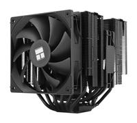Thermalright Peerless Assassin 140 Refroidisseur de processeur noir, 6 tuyaux de chaleur avec technologie AGHP, double ventilateurs PWM avec vitesse de 1500 tr/min, refroidisseur double tour, pour AM5