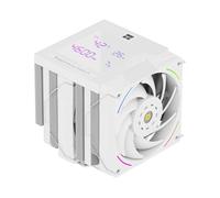 Thermalright Phantom Spirit 120 Digital Snow refroidisseur d'air CPU, 7 caloducs, double ventilateur PWM 120mm, couvercle supérieur à écran numérique, pour AM4/AM5/Intel LGA1700/1851/1150/1200,Blanc