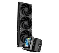 Thermalright Stream Vision 360 Black Refroidisseur liquide pour processeur, écran LCD 3,5" avec ventilateur magnétique intégré, résolution 640 x 480, vitesse 2400 tr/min, compatible avec AM5, LGA1851